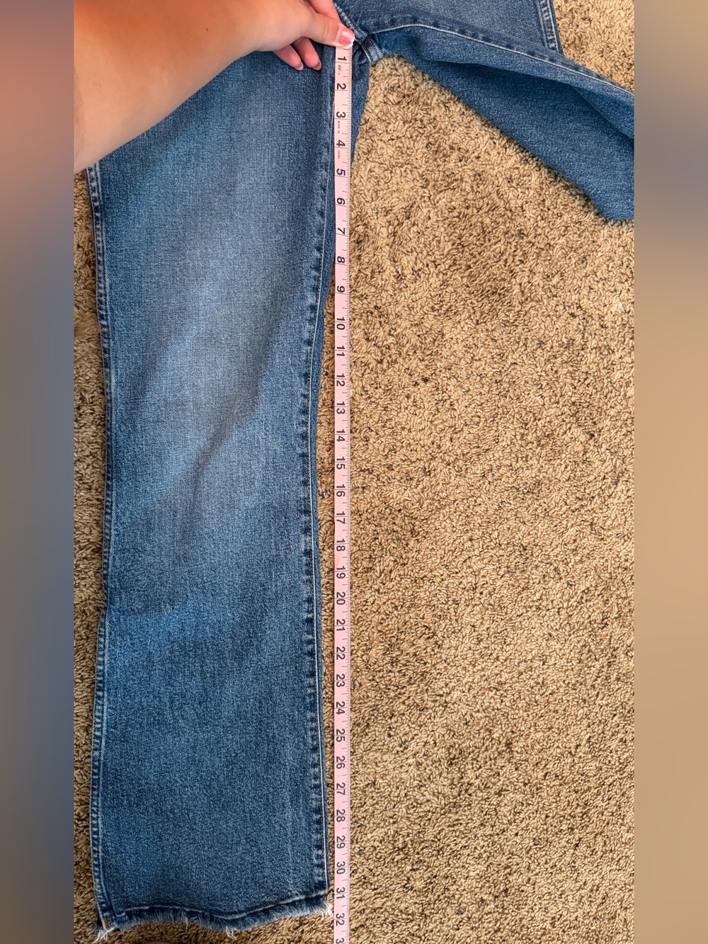 Wrangler Blue Ankle Crop Jeans - Picture 4 of 8